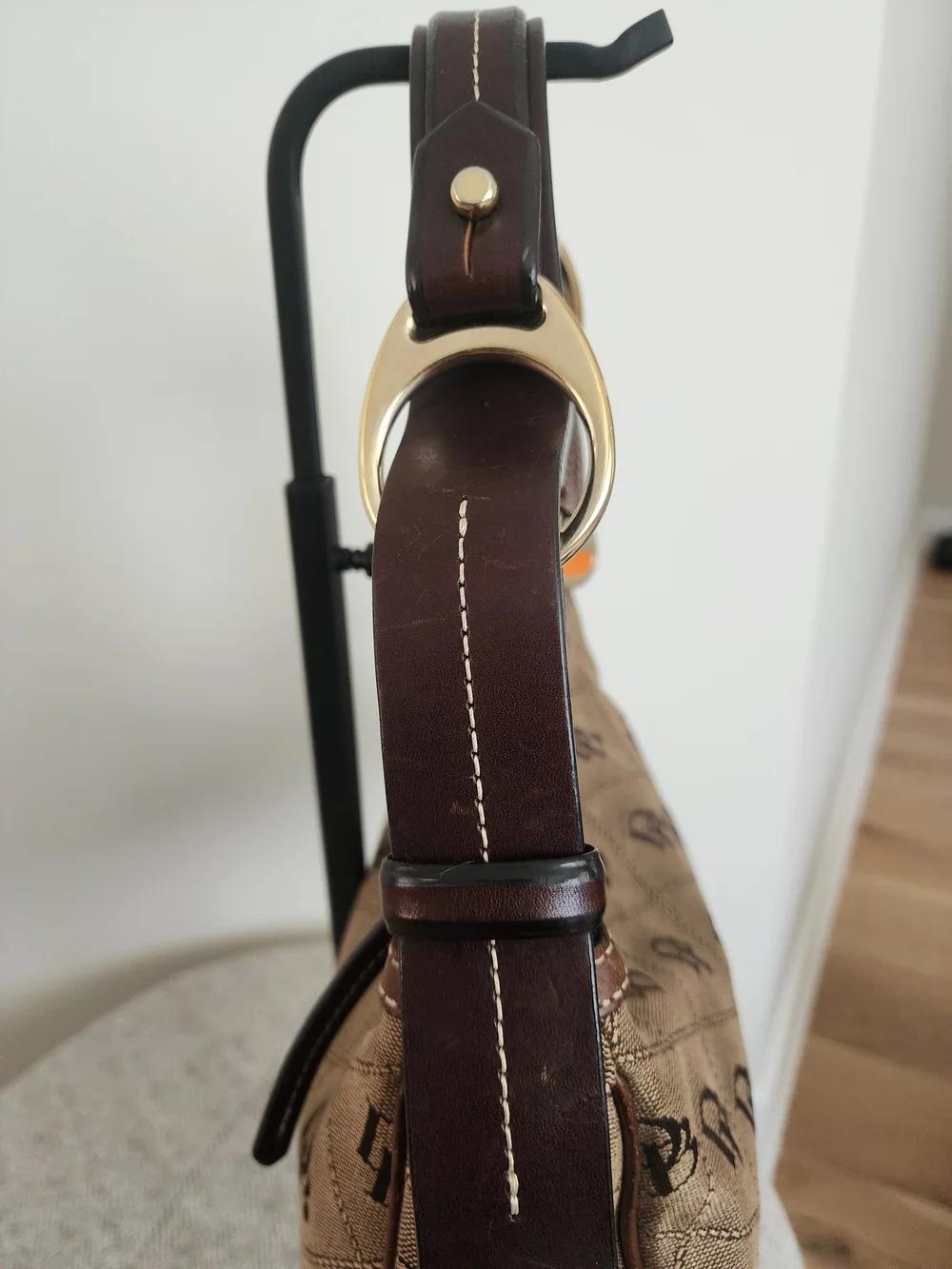Dooney & Bourke Signature Monogram Canvas Hobo bag
